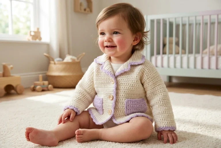 crochet baby jacket pattern