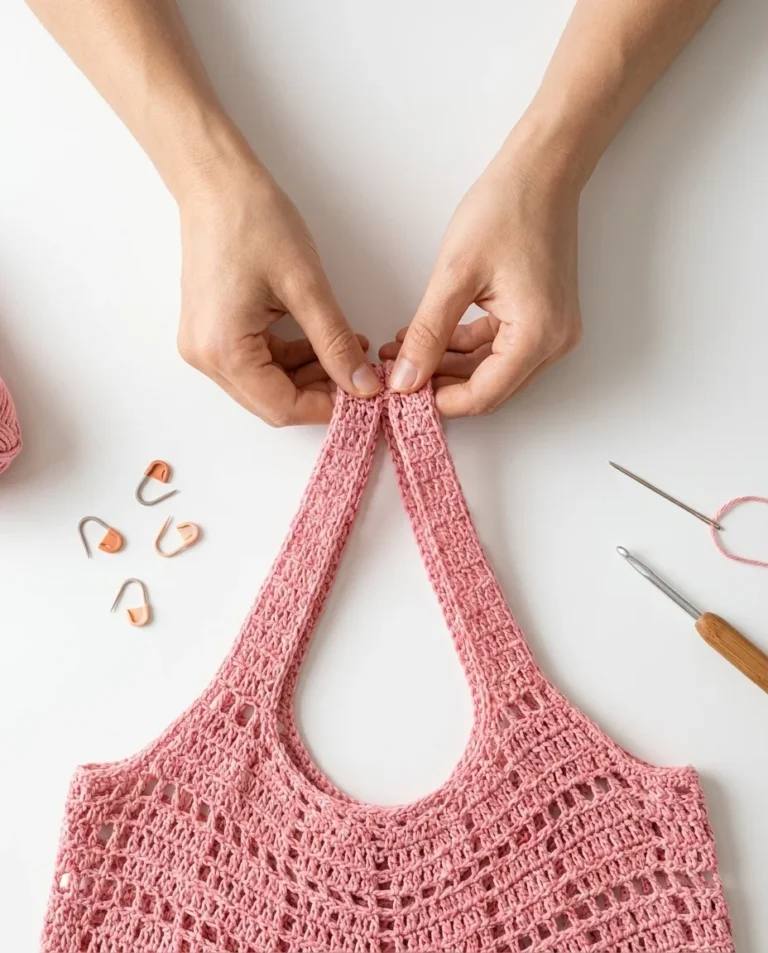 crochet bag photography ideas