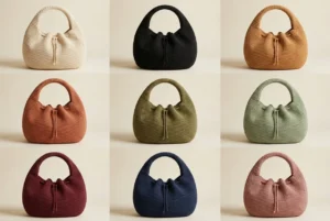 Crochet Crescent Bag Colors