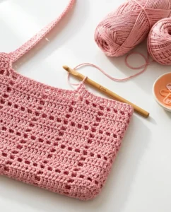 Crochet Tension for a Mesh Bag