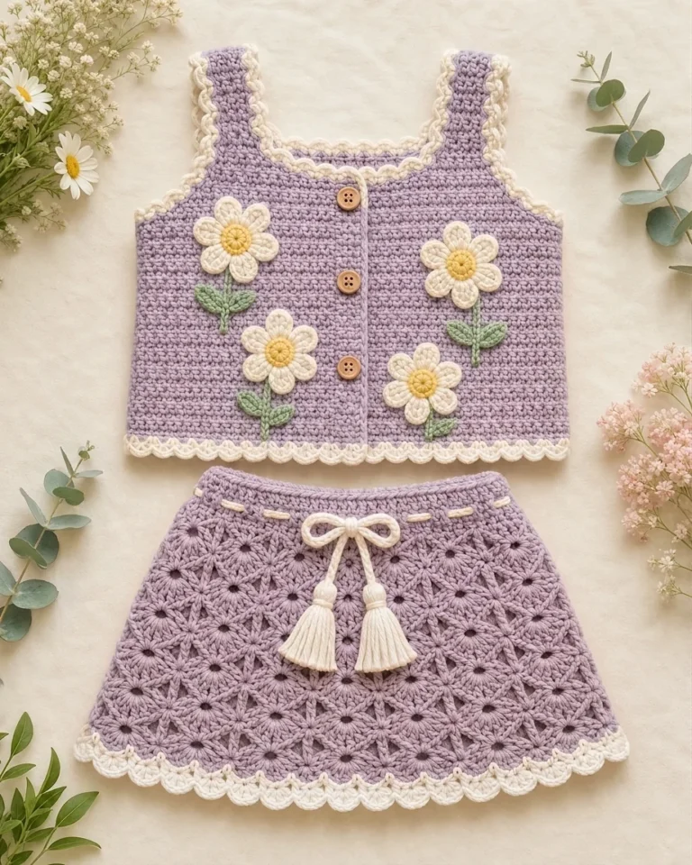 baby crochet outfit