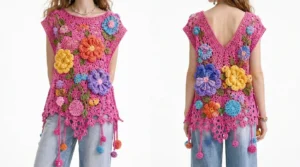 Floral Crochet Tunic Pattern