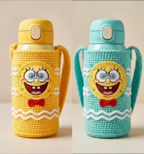 Personalize a Crochet Bottle Holder