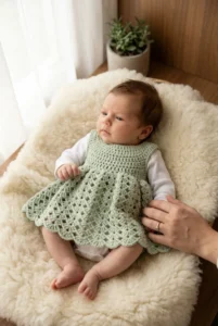 Crochet Baby Dress
