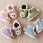 Crochet Baby Booties Colors