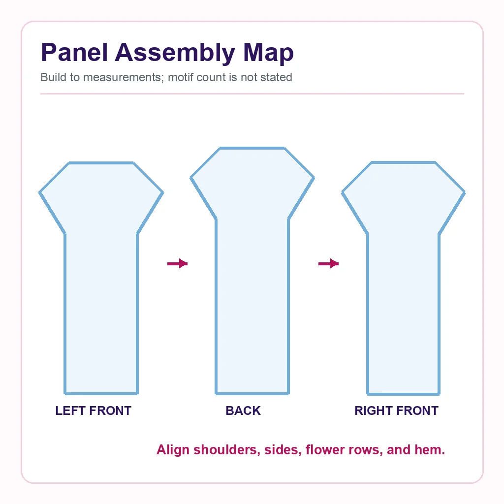 New clean diagram for left front back and right front vest panels