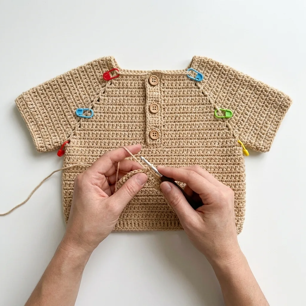 Increase the raglan yoke