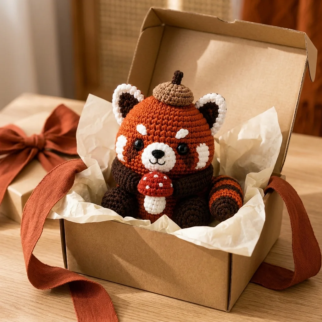 crochet red panda gift ideas: A cozy birthday surprise