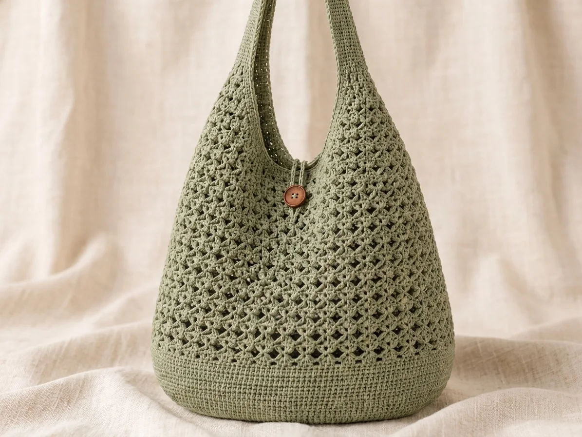 gift basket centerpiece sage crochet tote
