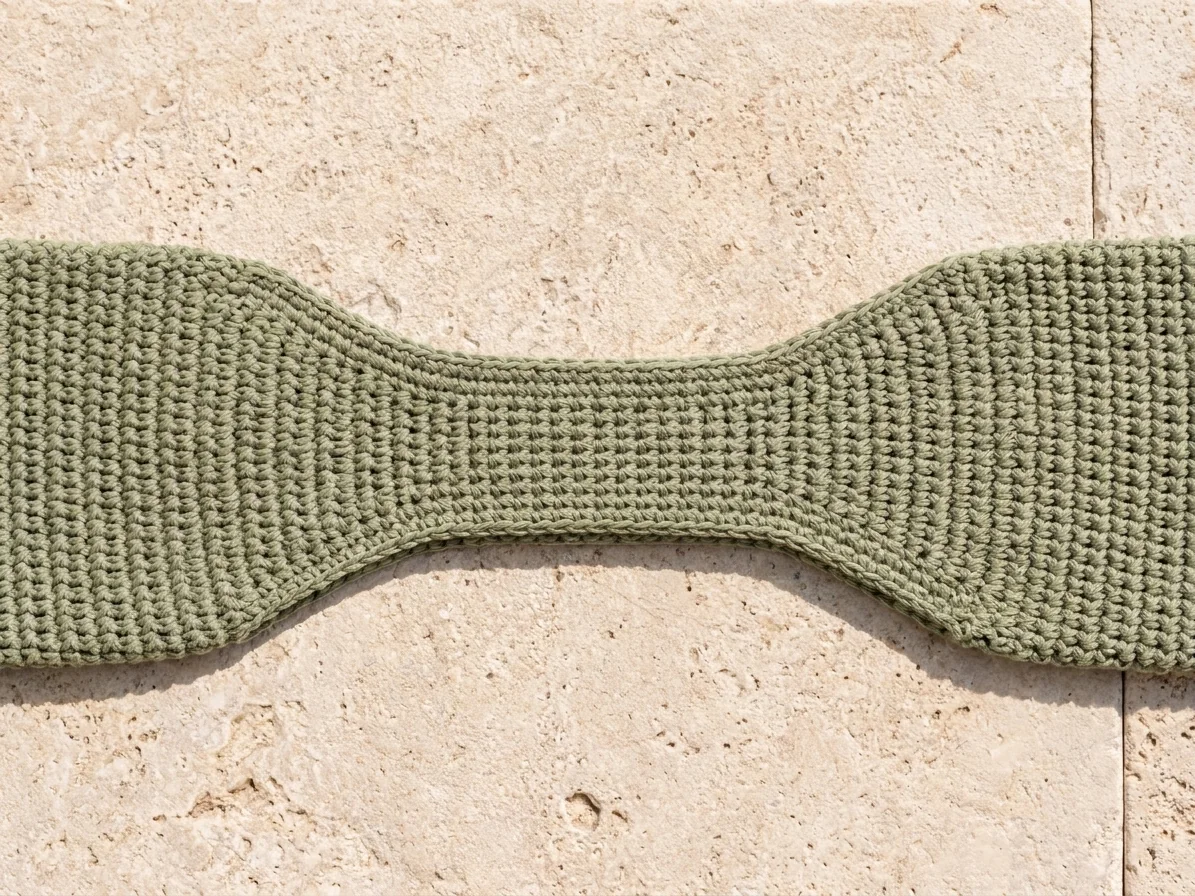 symmetrical tapered crochet handle