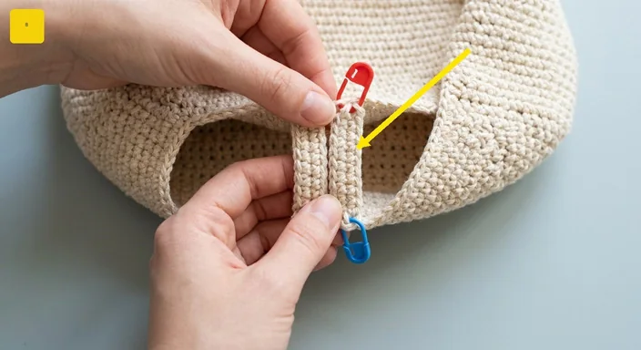 structured crochet handbag tutorial stage anchors