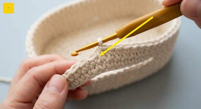 structured crochet handbag tutorial stage blo turn