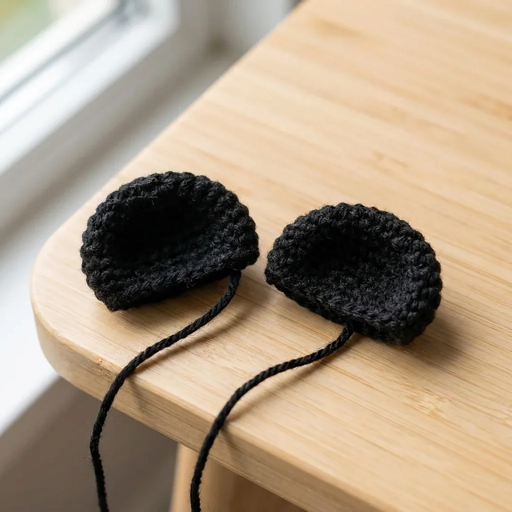 Pocket Panda tutorial stage: ears