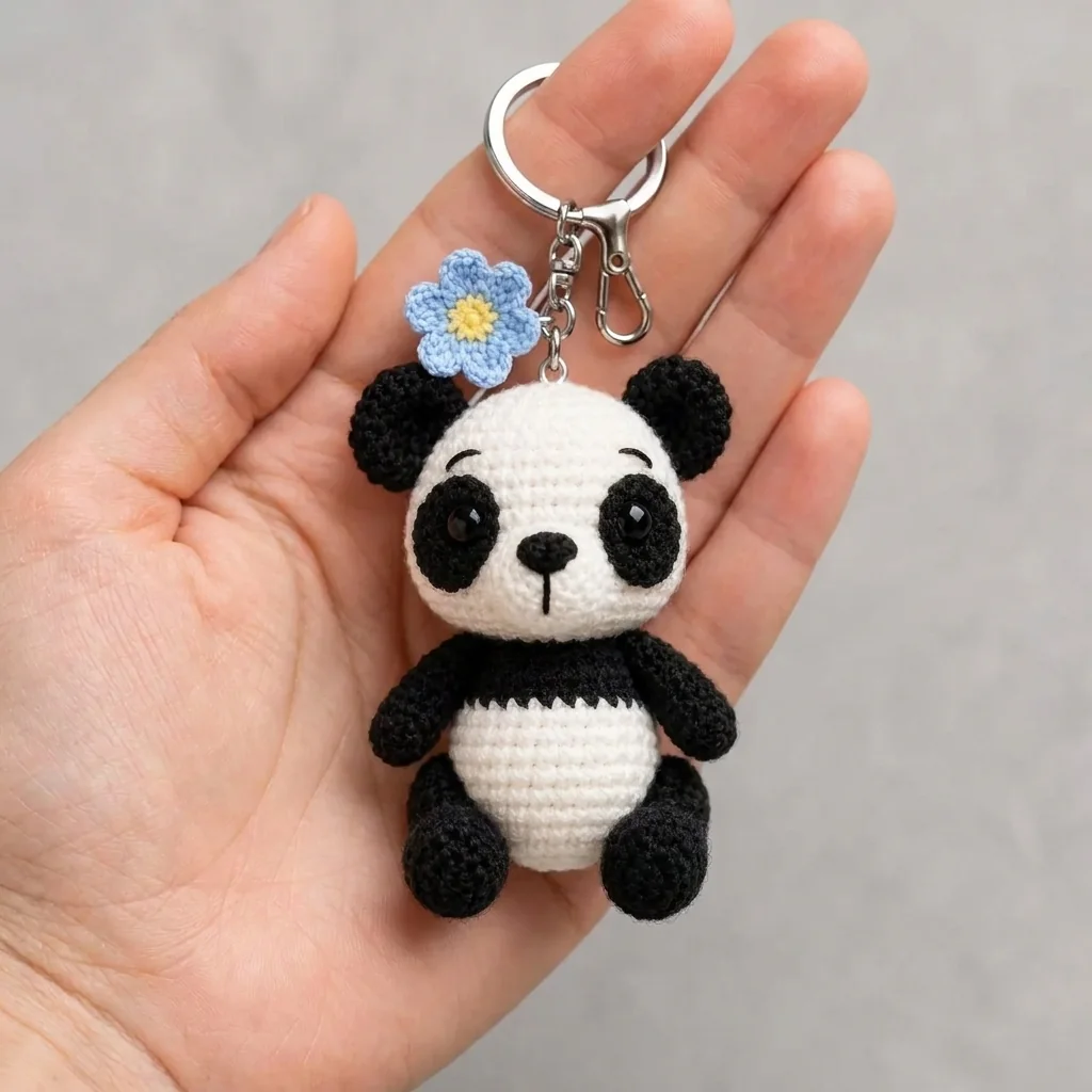 Pocket Panda tutorial stage: keyring