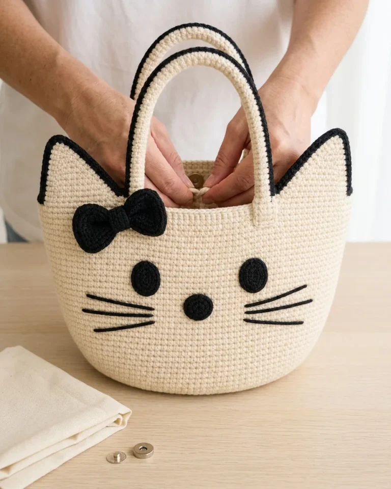 Cat-Face Bow Bag