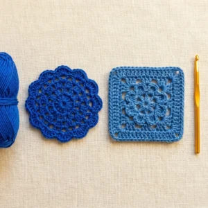 Free Blue Crochet Motif Patterns