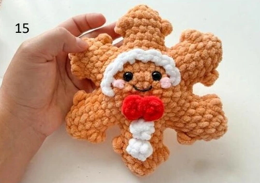 Gingerbread • Photo 15: completed six-arm shape