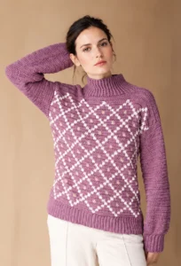 Cocoon Neck Crochet Sweater
