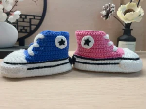 Crochet Baby Sneakers