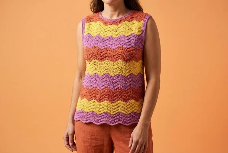 Crochet Cotton Tank Top Pattern