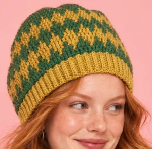 Crochet Diamond Hat Pattern