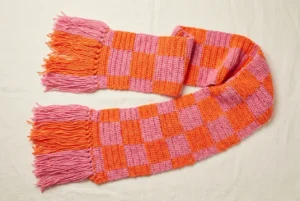 Crochet Plaid Scarf Pattern