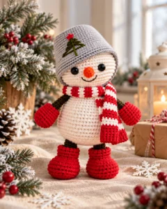 Crochet Snowman Amigurumi Pattern