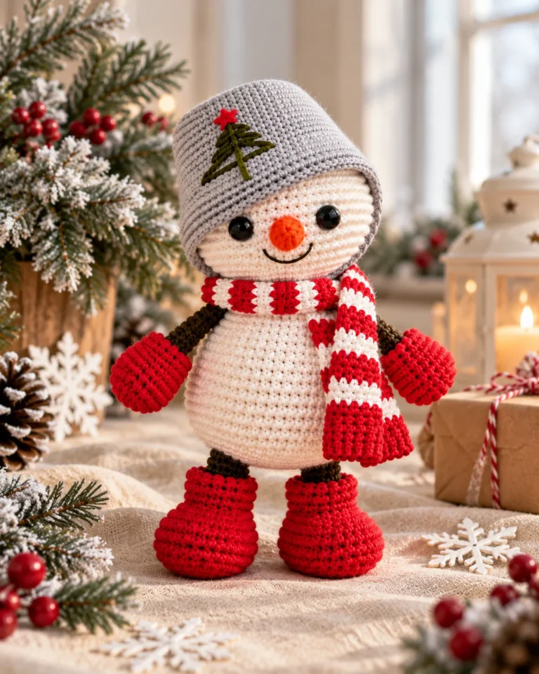 Crochet Snowman Amigurumi Pattern